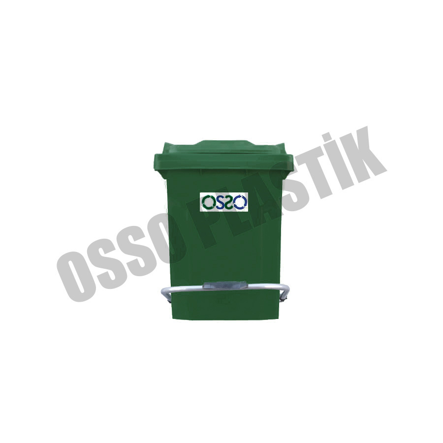 OSSO 20 LİTRE METAL PEDALLI ÇÖP KOVASI
