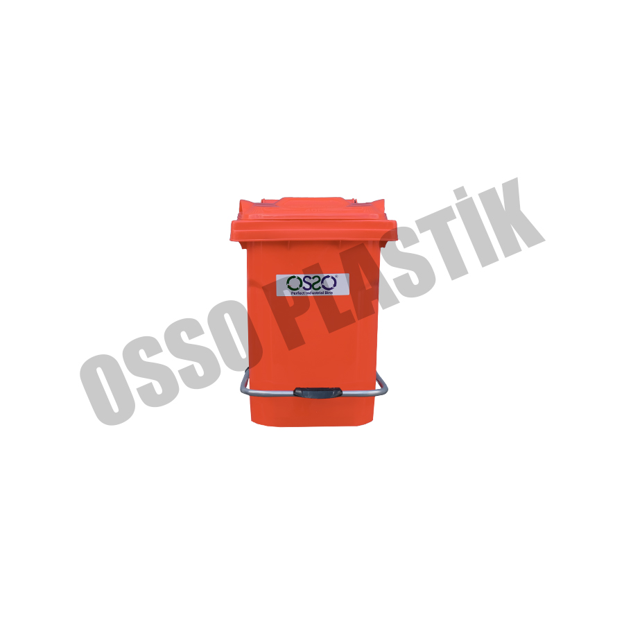 OSSO 20 LİTRE METAL PEDALLI ÇÖP KOVASI